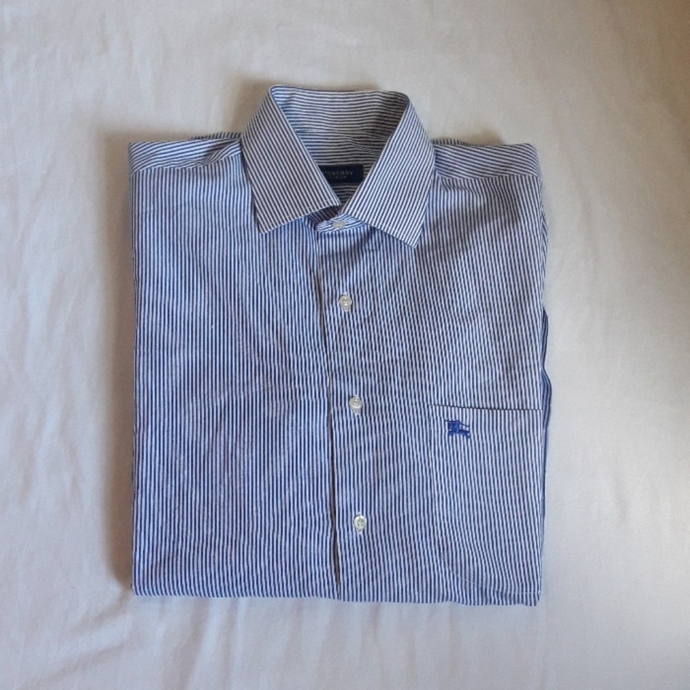 Burberry blue shirt sizeL